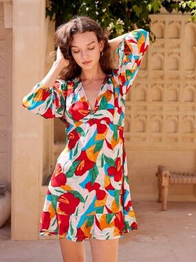 NWT Yireh Aster Dress in Tropicana